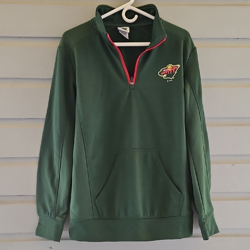 Mn Wild Quarter Zip Hoodie